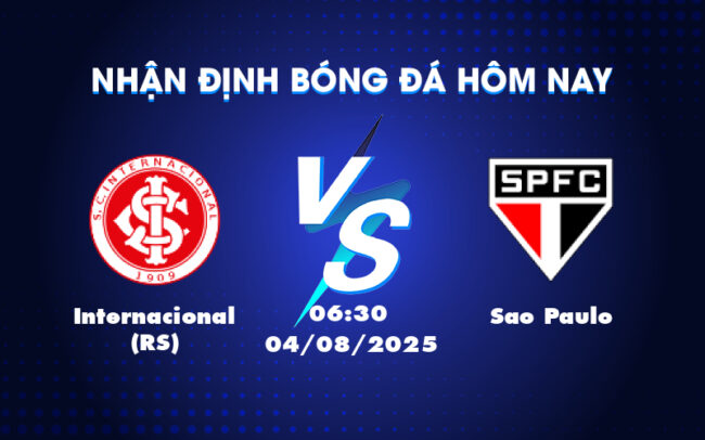 Nhận định soi kèo Internacional RS vs Sao Paulo Thử thách tại Beira-Rio 1