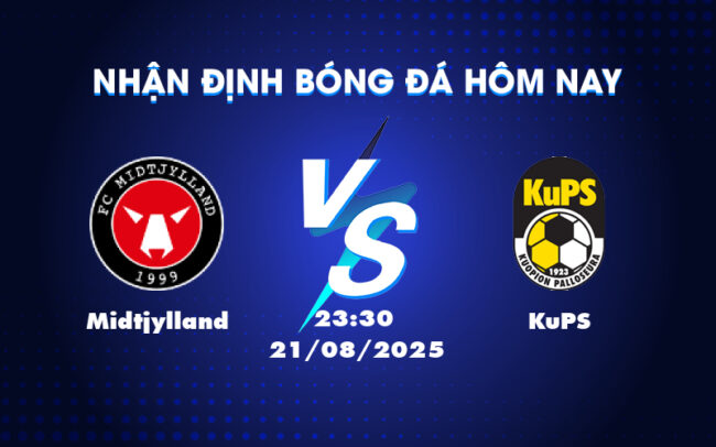 Nhận định Midtjylland vs KuPS Cuộc đối đầu không cân sức tại C2 2