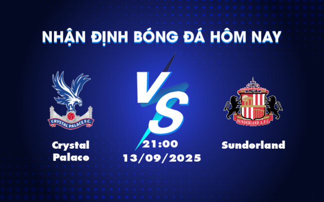 Crystal Palace vs Sunderland Phân tích chuyên sâu và dự đoán kết quả 5