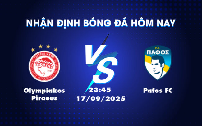 Nhận định soi kèo Olympiakos Piraeus vs Pafos FC Đẳng cấp lên tiếng 3