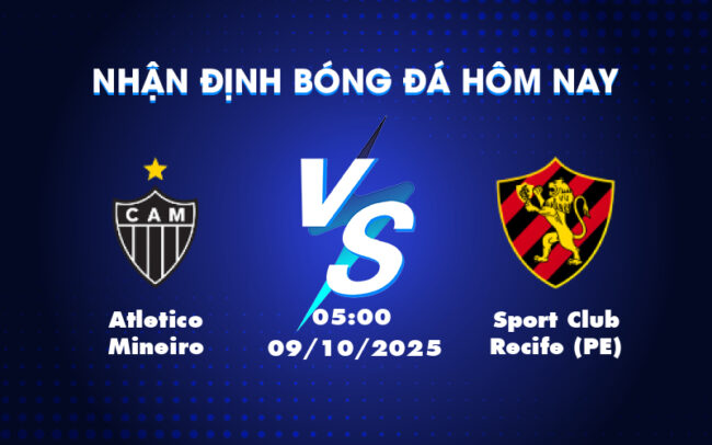 Nhận định soi kèo Atletico Mineiro vs Sport Club Recife Cuộc chiến trụ hạng căng thẳng 3