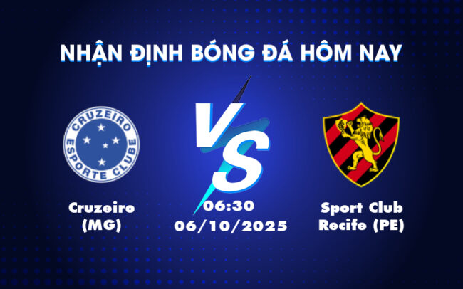 Nhận định soi kèo Cruzeiro MG vs Sport Club Recife PE Cơ hội khẳng định sức mạnh 4