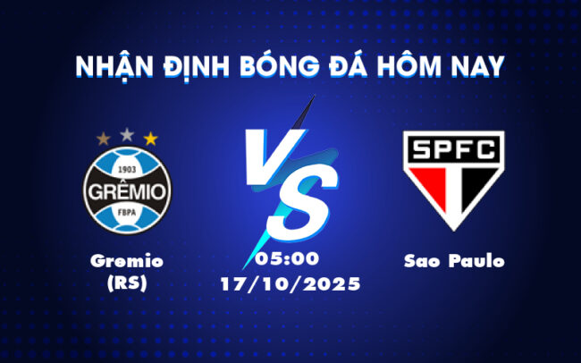 Nhận định bóng đá Gremio RS vs Sao Paulo Cân tài cân sức tại VĐQG Brazil 5