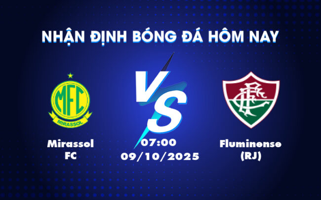 Mirassol FC vs Fluminense RJ Cuộc đọ sức đầy hấp dẫn tại VĐQG Brazil 2