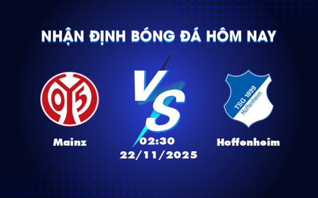 Nhận định soi kèo trận Mainz vs Hoffenheim Cuộc đối đầu đầy thách thức tại Bundesliga 5