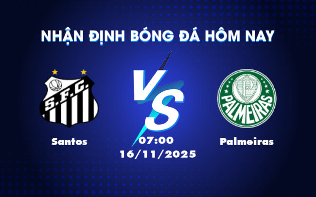 Nhận định soi kèo trận Santos vs Palmeiras Cuộc đối đầu không cân sức 1